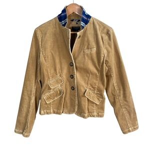 Vintage American Eagle Corduroy Blazer Jacket Womens Large Preppy Academia